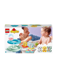 Mijn eerste pret in bad: drijvende dierentrein 10965